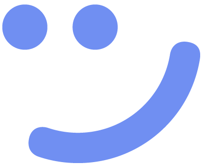 smiley zwinkert