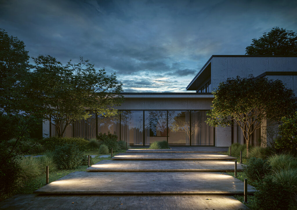 bodenleuchten leuchten im Dunkeln