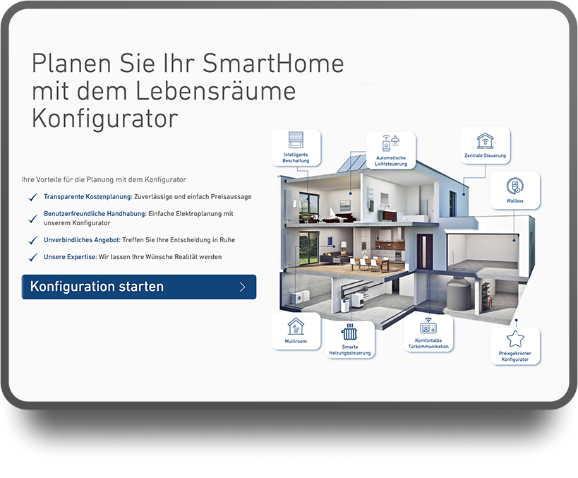 ipad SmartHome konfigurator